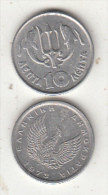 GREECE - Dolphins, Coin 10 Lepta, 1973 - Greece