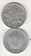GREECE - Olive Tree, Coin 20 Lepta, 1973 - Greece