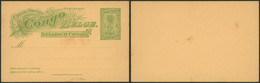 Congo Belge - EP N°38a (STIBBE) 5ctm Vert S. Papier Jaune Grand Format 140 X89mm NEUF. - Entiers Postaux