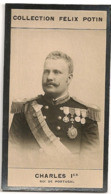 ► Carlos I De Portugal  Rei De Portugal E Alga- Charles Ier (roi De Portugal) -  Collection Photo Felix POTIN 1900 - Félix Potin