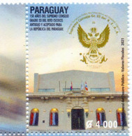 2021 - PARAGUAY - 150 AÑOS DEL SUPREMO CONSEJO GRADO 33 DEL RITO ESCOCES ANTIGUO Y ACEPTADO PARA PARAGUAY - Paraguay