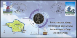 BELG.2002 3091-3092 Emission Avec Portugal Numisletter TB, Muntbrief - Numisletter