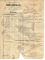 1871  LAC ENTETE BANQUE LECUYER Paris ETOILE La Bourse Pour Lyon  Veuve Guérin V.SCANS - 1849-1876: Periodo Classico