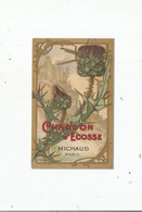 CARTE PARFUMEE CALENDRIER  ANCIENNE CHARDON D*'ECOSSE DE MICHAUD PARIS  1913 - Antiquariat (bis 1960)