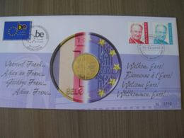 BELG.2002 3050/51 Monarchie Dynastie Europa Presidency  Numislett, Muntbrief - Numisletter