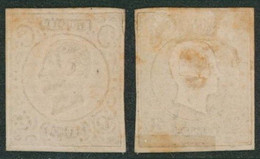 Essai - Proposition De J. Delpierre (Coin Comple) Type Profil Gauche 20C Blanc En Relief Sur Papier Vergé épais STES0843 - Proeven & Herdruk