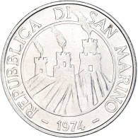 Monnaie, Saint Marin , 50 Lire, 1974, Rome, FDC, TTB+, Acier, KM:35 - San Marino