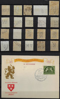 Netherlands 1943 50th Anniversary Of The Philatelic Association Of Breda Card Perfin PZV/50 +20 Stamp Lochung Perfore - Storia Postale