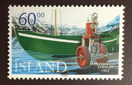 Iceland 2002 Motor Boat Anniversary MNH - Unused Stamps