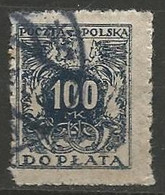 POLOGNE / TAXE N° 44 OBLITERE - Strafport