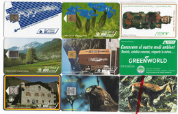 Andorre Lot 9 Télécartes Publiques Illustrées - Lots - Collections