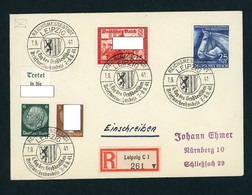 Dt. Reich Dekorative Mischfrankatur Leipzig SoSt. 1941 Nach Nürnberg - Sin Clasificación