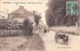 CPA 37 SAINT PATRICE UNE VOITURE A CHIEN - Autres & Non Classés