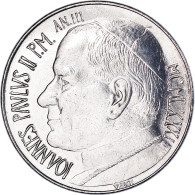Monnaie, Cité Du Vatican, John Paul II, 100 Lire, 1981, FDC, SPL, Acier - Vatican