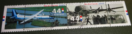Nederland - NVPH - 2676 En 2677 - 2009 - Gebruikt - Cancelled - Luchtvaart - Fokker Fiendship - Lockheed Super C - Tabs - Used Stamps