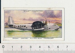 Short Empire Flying-Boat Transport Avion Plane Aviation 88/7 - Wills