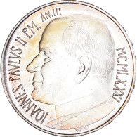 Monnaie, Cité Du Vatican, John Paul II, 500 Lire, 1981, Roma, FDC, Argent - Vatican