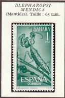 SAHARA ESPAGNOL - Faune, Insectes N° 228-231 - 1965 - MNH - Sahara Español