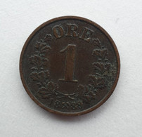 Norway - 1 Øre - Oscar II - 1889 - Norway