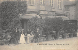 CPA 69 L'ARBRESLE PLACE DE LA MAIRIE / CAFE DE LA MAIRIE Rare - Otros & Sin Clasificación