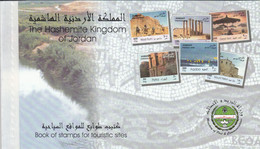 2000 Jordan Touristic Sites Booklet Tourism History Camels Religion Romans Complete Unexploded MNH - Jordan