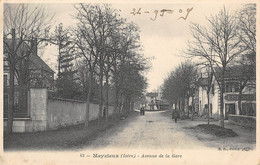 CPA 69 MEYZIEUX AVENUE DE LA GARE / COMMERCE A ST HUBERT - Andere & Zonder Classificatie