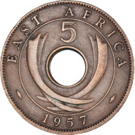 Monnaie, Afrique Orientale, 5 Cents, 1957, TTB, Bronze, KM:37 - Colonia Británica