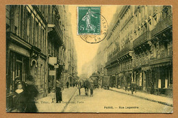 PARIS  (17) : " RUE LEGENDRE " - Arrondissement: 17