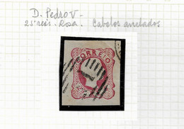 PORTUGAL STAMP - 1856/58 D. PEDRO V - 25 R Md#13 USED (LPT1#6) - Used Stamps