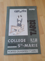 TARDI  -  Affiche Pour L'expo "L'art En Fête" - Tardi