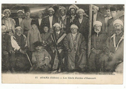CPA,Turquie , N°13, Adana ( Cilicie ) , Les Chefs Kurdes D' Osmanie  Ed. Mizrahi , 1921 - Turkey