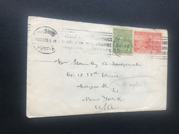 1935 Australia Stamps Used Cover To New York U.S.A. Cover Posted See Photos Always Welcome Your Offers - Briefe U. Dokumente