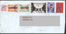 Belgie Belgique Belgium Belgio Italia 2003 Andenne Europa USA Moon Landing Candle Europe USA Alunissage Bougie LET00296 - Storia Postale