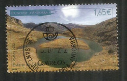ANDORRA ESP. 2022 Estany De L'Isla (LAC A 2398 M)   Sello Cancelado, 1ª Calidad - Used Stamps