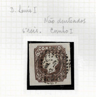 PORTUGAL STAMP - 1862/64 D. LUIS I - 5 R Md#14b CUNHO I USED (LPT1#7) - Used Stamps