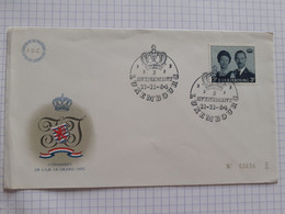 FDC - Avènement De S.A.R. Le Grand Duc N°03634 - Luxembourg 11-11-1964 - Brieven En Documenten