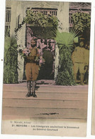 CPA,Turquie , N°21 , Mersine ,( Cilicie ) , Les Sénégalais Souhaitant La Bienvenue  Au Général Gouraud , Ed. Mizrahi - Turkey