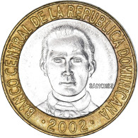 Monnaie, République Dominicaine, 5 Pesos, 2002 - Dominicana