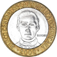 Monnaie, République Dominicaine, 5 Pesos, 2002 - Dominicaine