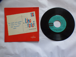 EP 45 T TINO ROSSI Sous Le Label COLUMBIA ESVF 1.052  LE TEMPS D'UN TANGO - Disco, Pop
