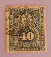 PARAGUAY YT 37 OBLITERE "LION" ANNÉE 1892 - Paraguay