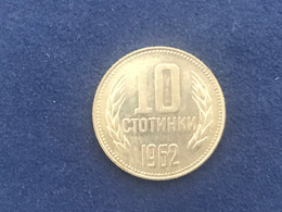 Münze Münzen Umlaufmünze Bulgarien 10 Stotinki 1962 - Bulgaria