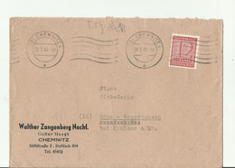 DP CV 1946 CHEMNITZ - Ganzsachen