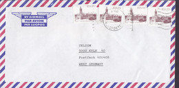 South Africa RAND LONDON MANGANESE-MINES RANDFONTEIN 1982? Cover Brief KÖLN Germany 4x City Hall Pietermaritzburg - Cartas