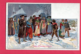 Usages & Costumes D'ALSACE, Noël: La Messe De Minuit, Signée Paul Kauffmann, Illustration, (Berger-Levrault) - Kauffmann, Paul