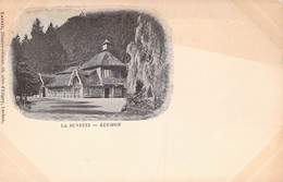 CPA Précurseur - 31 - LUCHON - La Buvette - Lafont, Libraire Editeur Luchon - Luchon