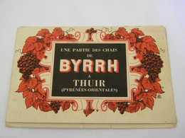 CPA - Dépliant Publicitaire Byrrh à Thuir - Une Partie Des Chais - 1930 -  En L'Etat  (GV 50) - Advertising