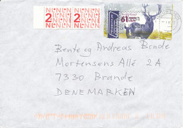 Netherlands Cover Sent To Denmark 13-1-2005 - Lettres & Documents