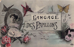 CPA  - Langage Des Papillons - Colorisée - Vlinders