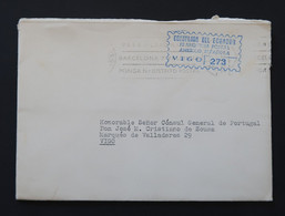 Espagne 1970 Lettre Franchise Postal Vigo Consulat Equateur España Franquicia Consulado Ecuador Official Paid Spain - Vrijstelling Van Portkosten